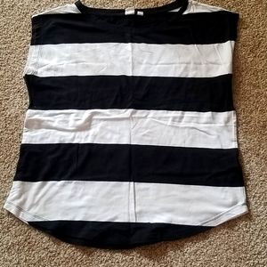 Black and White Muscle tee